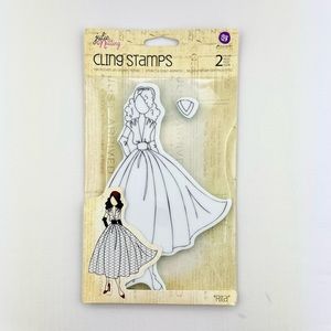 Prima Marketing Julie Nutting Doll Stamp Rita